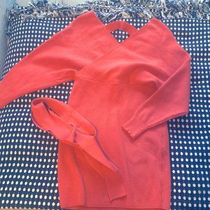 Off-Shoulder Midi Sweater Dress